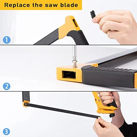 Portable Hack Saw Frame Wood Metal Cutting Hacksaw 10-12