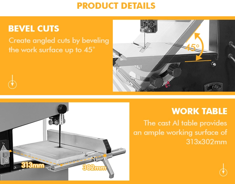 Allwin 120V Vertical Band Saw 10 Inch Wood Saw with Optional Stand