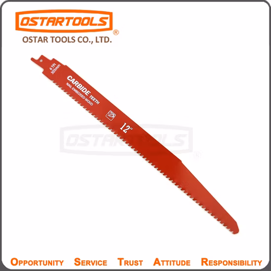 Fixtec 6tpi 왕복톱날, 목재 절단용 톱날, PVC