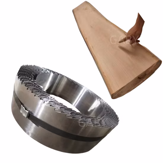 목재 절단기, 목재 제재소 절단용 바이메탈 쇠톱 목재 밴드 톱날